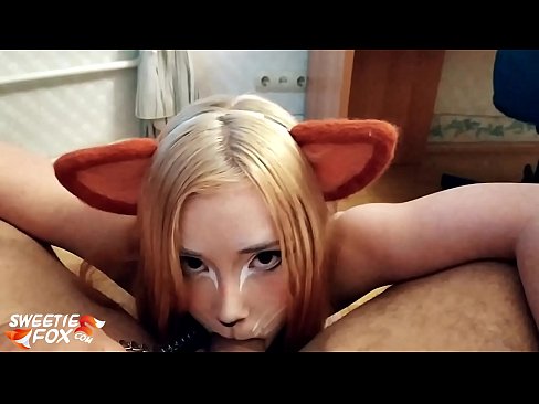 ❤️ Kitsune залгих дик, булэг нь түүний аманд Зовох видео манайд ❌❤